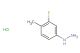 (3-fluoro-4-methylphenyl)hydrazine hydrochloride