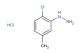 (2-chloro-5-methylphenyl)hydrazine hydrochloride