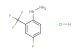 (4-fluoro-2-(trifluoromethyl)phenyl)hydrazine hydrochloride