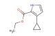 ethyl 3-cyclopropylpyrrole-2-carboxylate