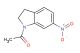 1-acetyl-2,3-dihydro-6-nitro-1H-indole