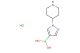 (1-(piperidin-4-yl)-1H-pyrazol-4-yl)boronic acid hydrochloride