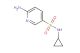 6-amino-N-cyclopropylpyridine-3-sulfonamide