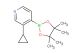 3-cyclopropyl-4-(4,4,5,5-tetramethyl-1,3,2-dioxaborolan-2-yl)pyridine