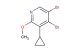 4,5-dibromo-3-cyclopropyl-2-methoxypyridine