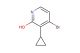 4-bromo-3-cyclopropylpyridin-2-ol