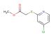 methyl2-(4-chloropyridin-2-ylthio)acetate