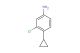 3-chloro-4-cyclopropylaniline