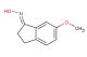 (E)-6-methoxy-2,3-dihydro-1H-inden-1-one oxime