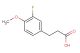 3-(3-fluoro-4-methoxyphenyl)propionic acid