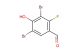 3,5-dibromo-2-fluoro-4-hydroxybenzaldehyde