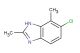 6-chloro-2,7-dimethyl-1H-benzo[d]imidazole