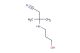 3-(3-hydroxypropylamino)-3-methylbutanenitrile