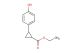 ethyl 2-(4-hydroxyphenyl)cyclopropanecarboxylate