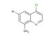 6-Bromo-4-chloro-8-methylquinoline
