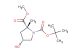 1-(tert-butyl) 2-methyl (2R,4R)-4-hydroxy-2-methylpyrrolidine-1,2-dicarboxylate