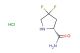 (R)-4,4-difluoropyrrolidine-2-carboxamide hydrochloride
