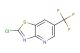 2-chloro-6-(trifluoromethyl)thiazolo[4,5-b]pyridine