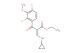 ethyl (Z)-3-(cyclopropylamino)-2-(2,4-difluoro-3-methoxybenzoyl)acrylate