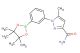 5-methyl-1-(3-(4,4,5,5-tetramethyl-1,3,2-dioxaborolan-2-yl)phenyl)-1H-pyrazole-3-carboxamide