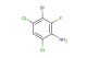 3-bromo-4,6-dichloro-2-fluoroaniline