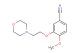 4-methoxy-3-(2-morpholinoethoxy)benzonitrile