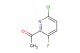 1-(6-chloro-3-fluoropyridin-2-yl)ethanone