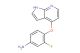 4-(1H-pyrrolo[2,3-b]pyridin-4-yloxy)-3-fluoroaniline