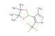 3-methyl-4-(4,4,5,5-tetramethyl-1,3,2-dioxaborolan-2-yl)-5-(trifluoromethyl)-1H-pyrazole