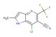 7-chloro-2-methyl-5-(trifluoromethyl)-1H-pyrrolo[3,2-b]pyridine-6-carbonitrile