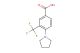 4-(pyrrolidin-1-yl)-3-(trifluoromethyl)benzoic acid