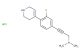 3-(3-fluoro-4-(1,2,3,6-tetrahydropyridin-4-yl)phenyl)-N,N-dimethylprop-2-yn-1-amine  hydrochloride