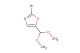 2-bromo-5-(dimethoxymethyl)oxazole