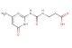 3-(3-(4-methyl-6-oxo-1,6-dihydropyrimidin-2-yl)ureido)propanoic acid
