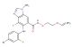 5-((4-bromo-2-fluorophenyl)amino)-4-fluoro-1-methyl-N-(2-(vinyloxy)ethoxy)-1H-benzo[d]imidazole-6-carboxamide
