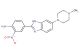 4-[6-(4-methyl-1-piperazinyl)-1H-benzimidazol-2-yl]-2-nitrobenzenamine