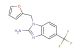 1-(2-furylmethyl)-5-(trifluoromethyl)-1H-benzimidazol-2-amine