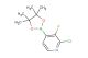 2-chloro-3-fluoro-4-(4,4,5,5-tetramethyl-1,3,2-dioxaborolan-2-yl)pyridine