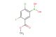 (2-chloro-4-fluoro-5-(methoxycarbonyl)phenyl)boronic acid