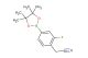 2-(2-fluoro-4-(4,4,5,5-tetramethyl-1,3,2-dioxaborolan-2-yl)phenyl)acetonitrile