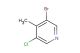 3-bromo-5-chloro-4-methylpyridine