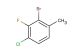 2-bromo-4-chloro-3-fluoro-1-methylbenzene