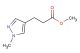 methyl 3-(1-methyl-1H-pyrazol-4-yl)propanoate