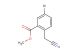 methyl 5-bromo-2-(cyanomethyl)benzoate
