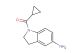 (5-amino-2,3-dihydro-indol-1-yl)-cyclopropyl-methanone