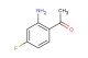 1-(2-amino-4-fluorophenyl)ethanone