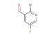 2-bromo-5-fluoropyridine-3-carbaldehyde