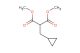 1,3-dimethyl 2-(cyclopropylmethyl)propanedioate