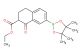 Ethyl 1-oxo-7-(tetramethyl-1,3,2-dioxaborolan-2-yl)-3,4-dihydro-2H-naphthalene-2-carboxylate
