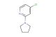 4-chloro-2-(pyrrolidin-1-yl)pyridine